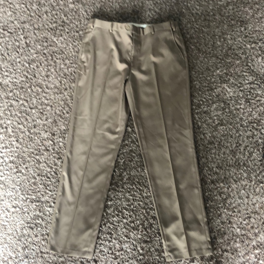 Joseph & Feiss 100% polyester khaki pants Sz 36x34
